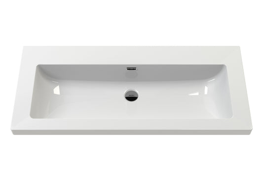 Lille 800mm Wall Hung 2-Drawer Vanity with Basin - 0 Tap Hole