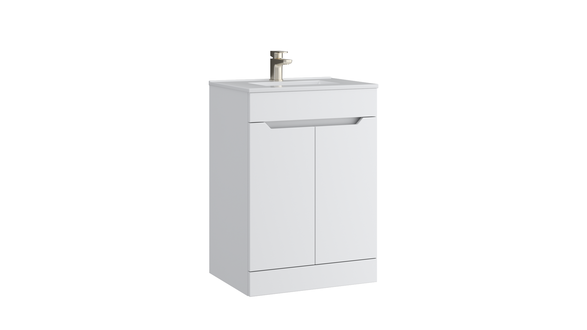 Urban 500mm 2 Door Floor Standing Unit Matt White