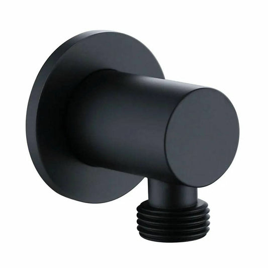 Nero Round Outlet Elbow Matt Black