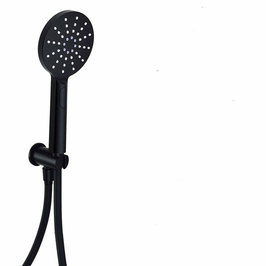 Nero Round Outlet Elbow with Wall Bracket and Handset
