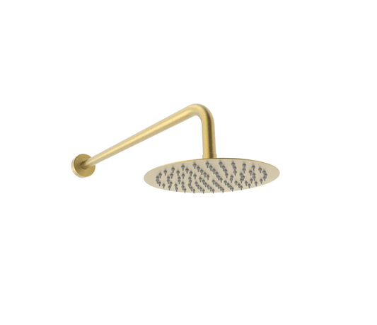Fixed Overhead Drencher Brushed Brass