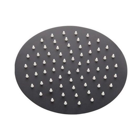 Nero Round Shower Head 200mm