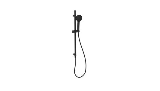 Puro Adjustale Slide Rail (Built In Outlet) Matt Black