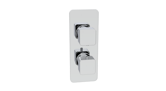 Kolt Concealed Shower Valve (Twin Outlet) Chrome