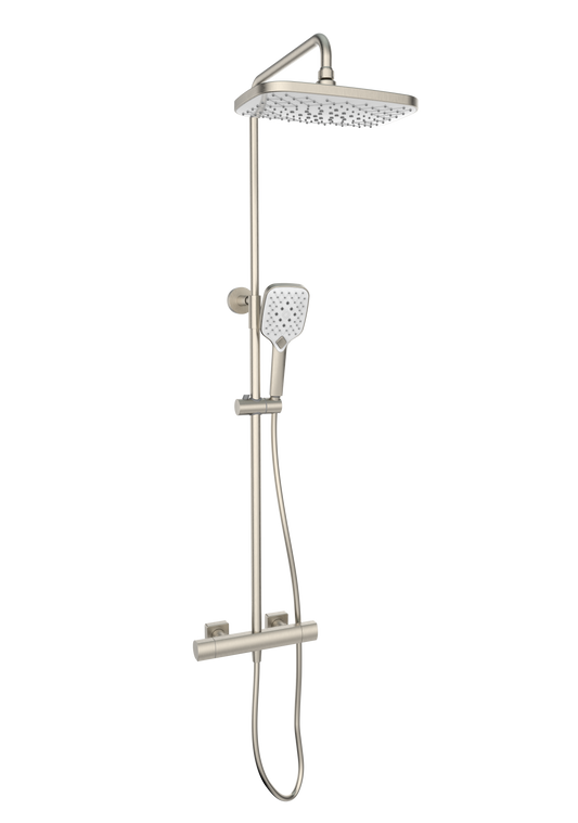Kolt Shower with Sliding Handset and Drench Head Nickel