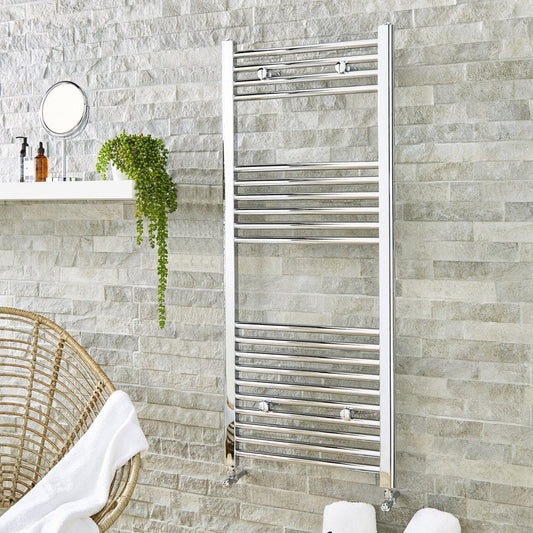 Straight Towel Rail 500mm x 800mm Chrome