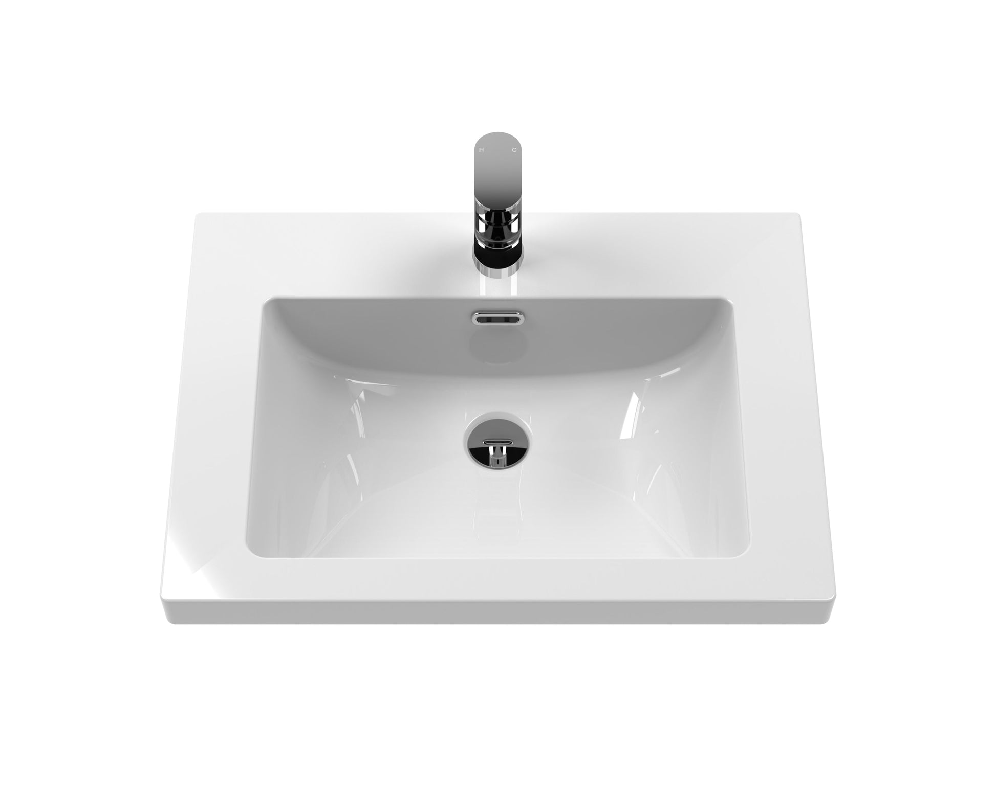 Hudson Reed Old London 600mm Hunter Green 2-Door Floor Standing Vanity Unit With Fireclay Basin