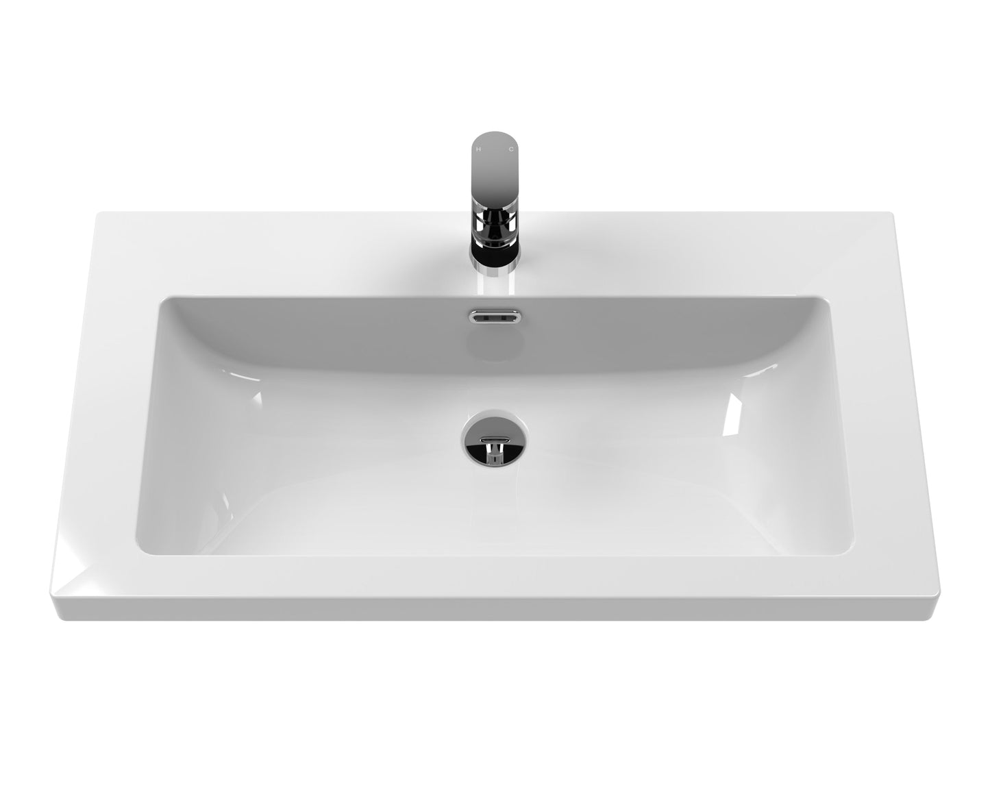 Hudson Reed Old London 800mm Storm Grey 2-Door Basin Unit With Basin