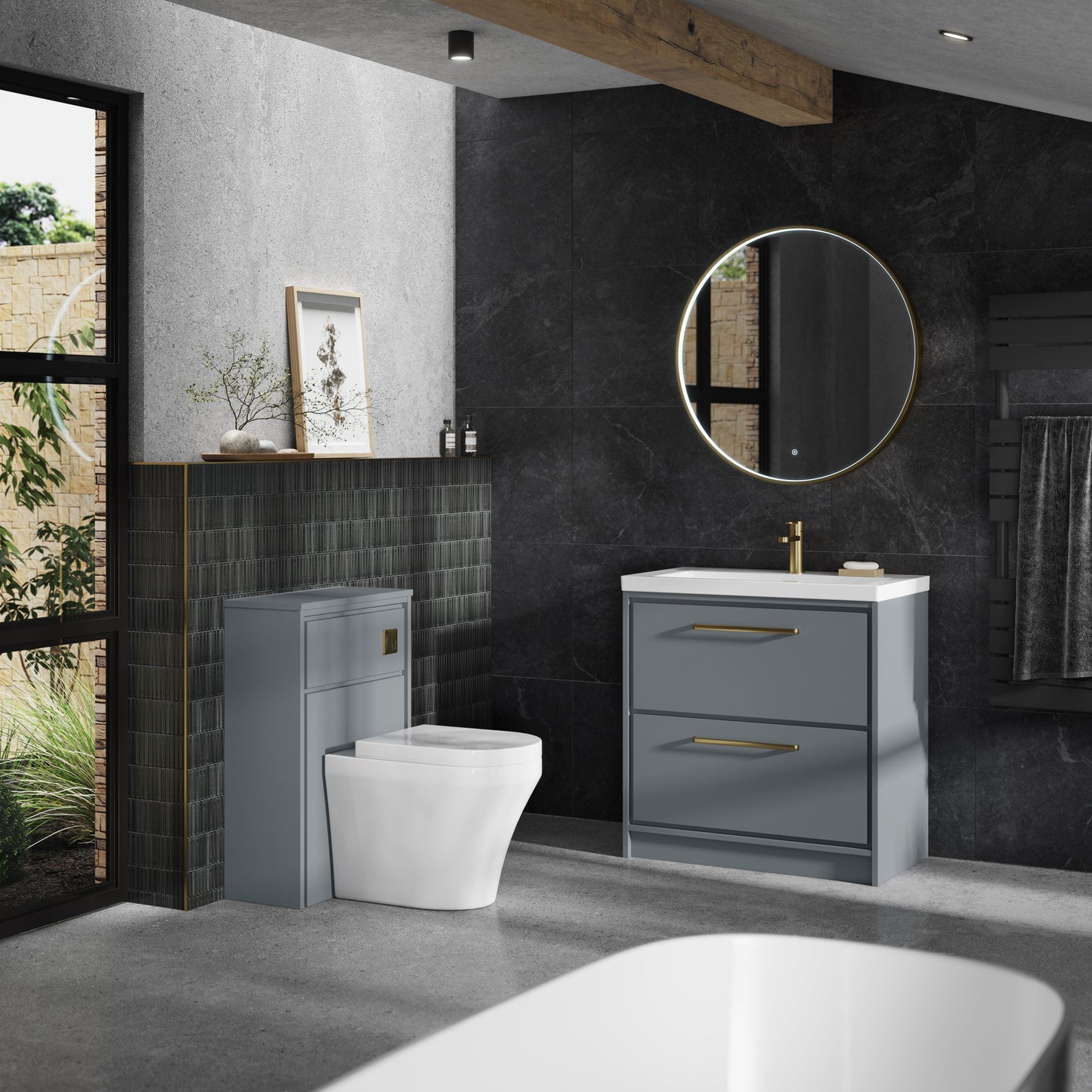Lille 550mm WC Unit (255 Deep)