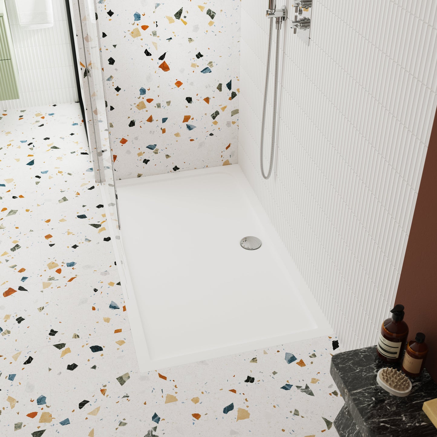 Slip Resistant Rectangular Slimline Shower Tray 1500 x 900mm