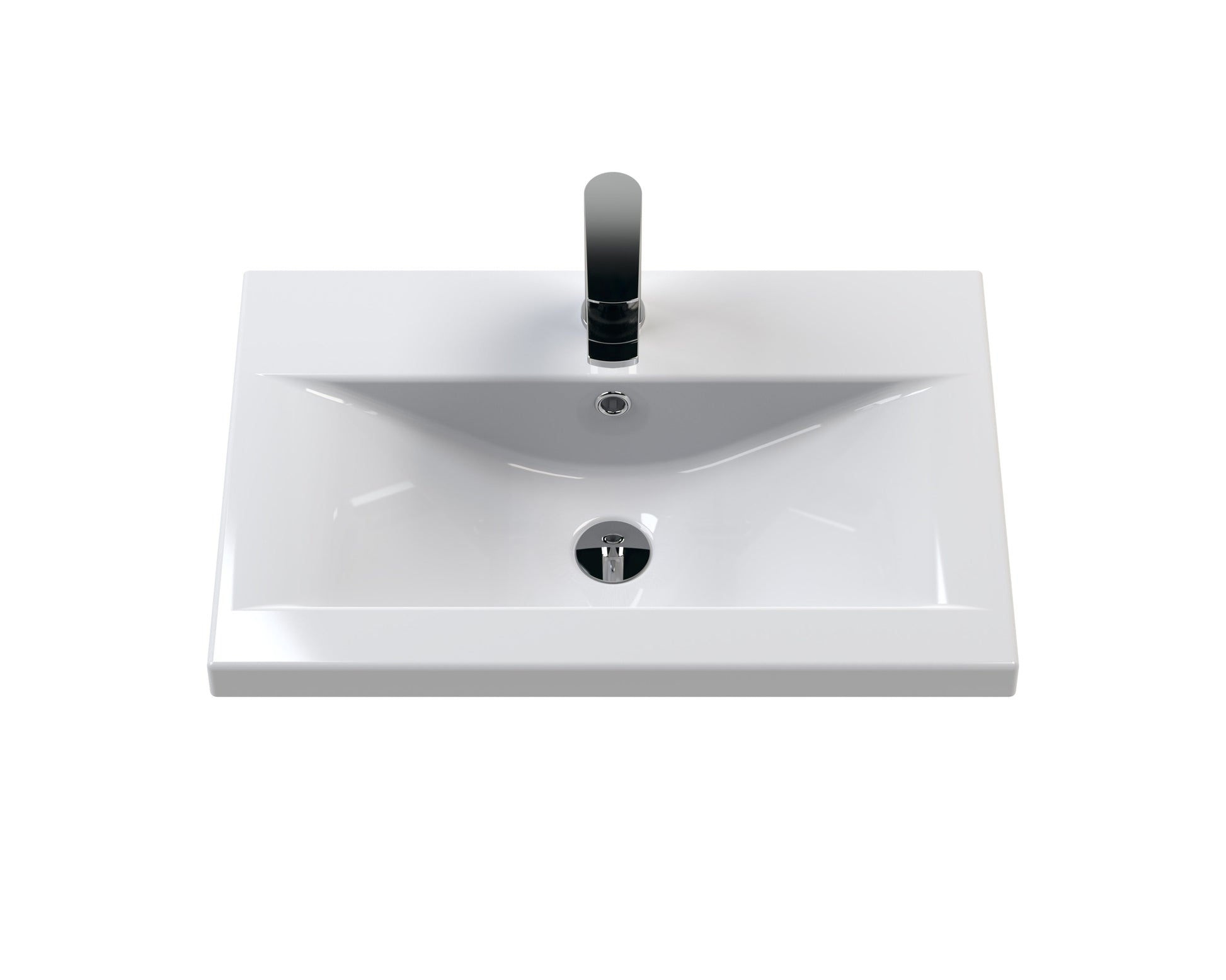 Hudson Reed Urban 600mm Floor Standing 2 Door 1 Drawer Vanity Unit with Basin