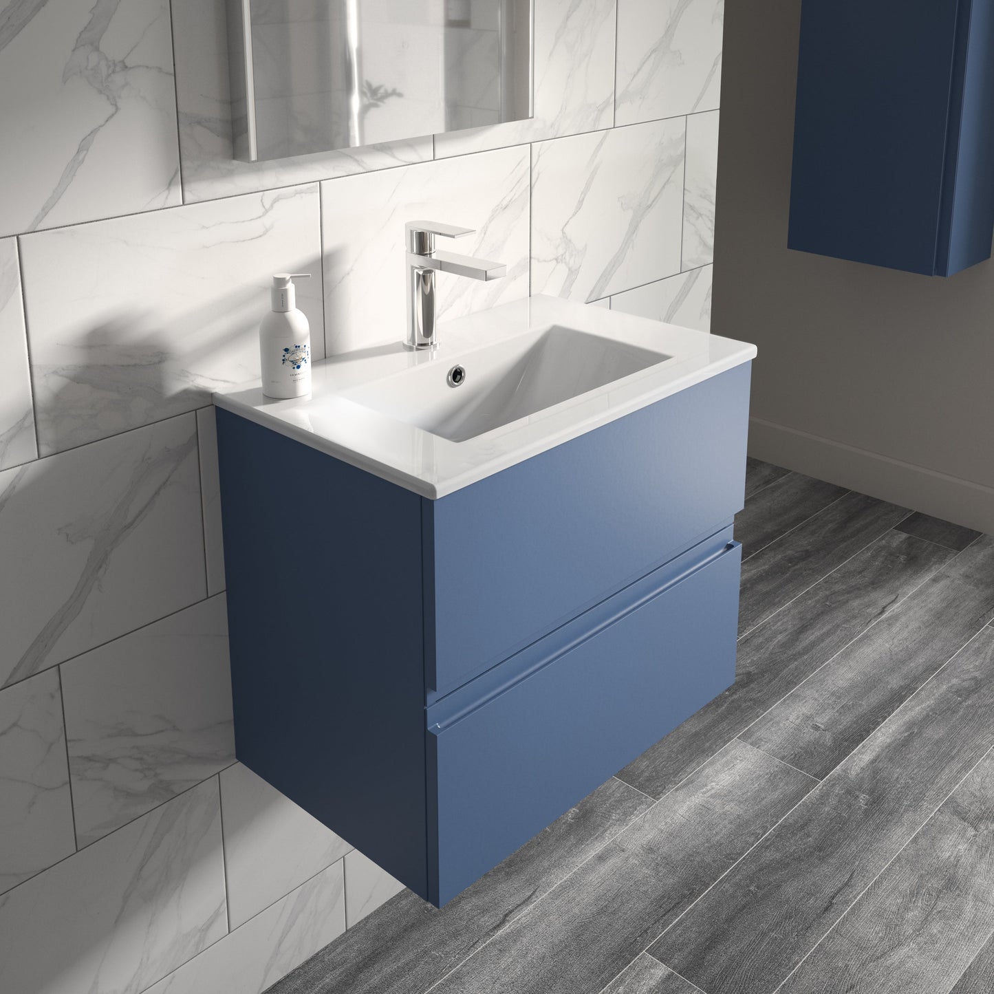 Hudson Reed Urban 505mm 2 Drawer Wall Hung Vanity Unit with Basin
