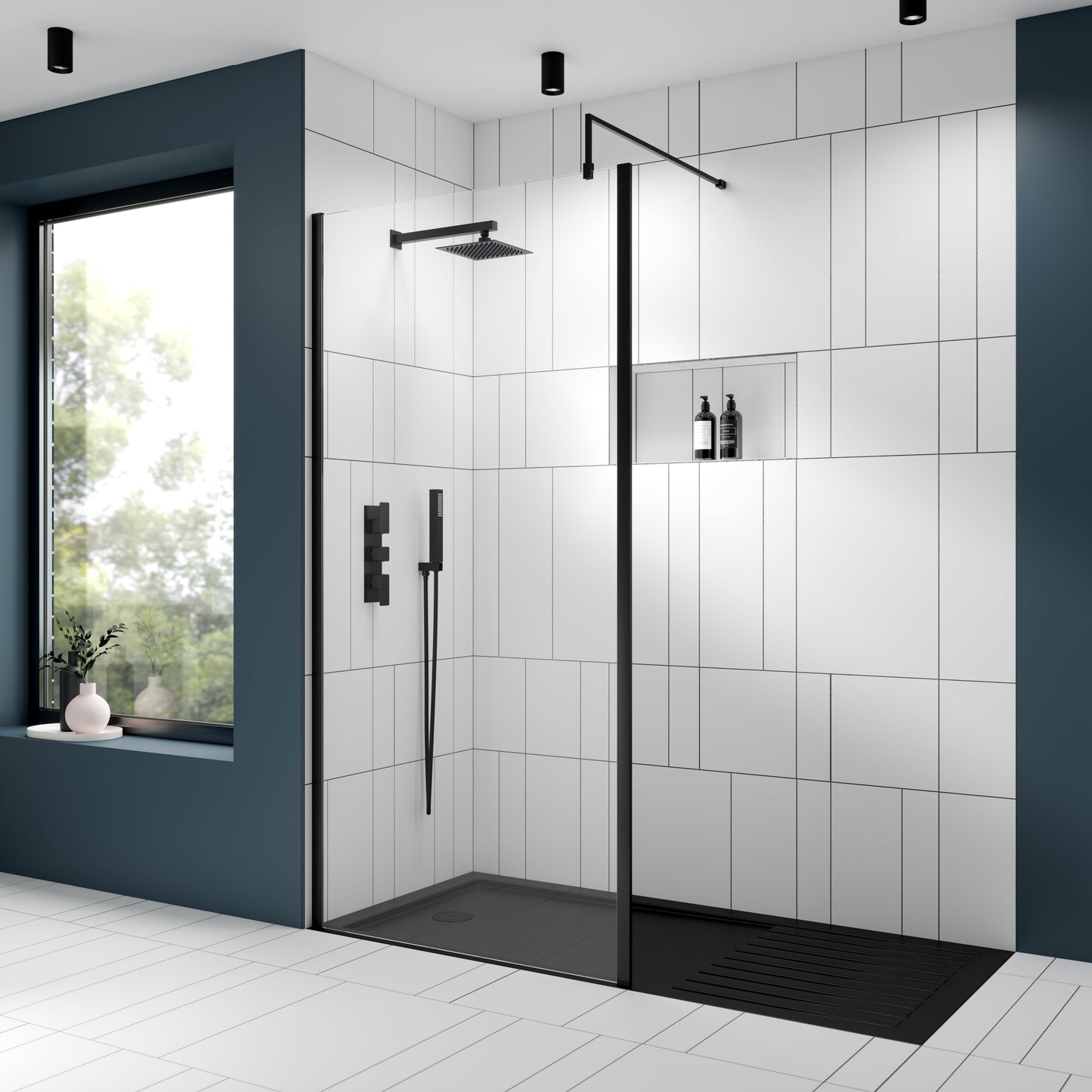 Rectangular Walk-In Slimline Shower Tray 1700 x 800mm